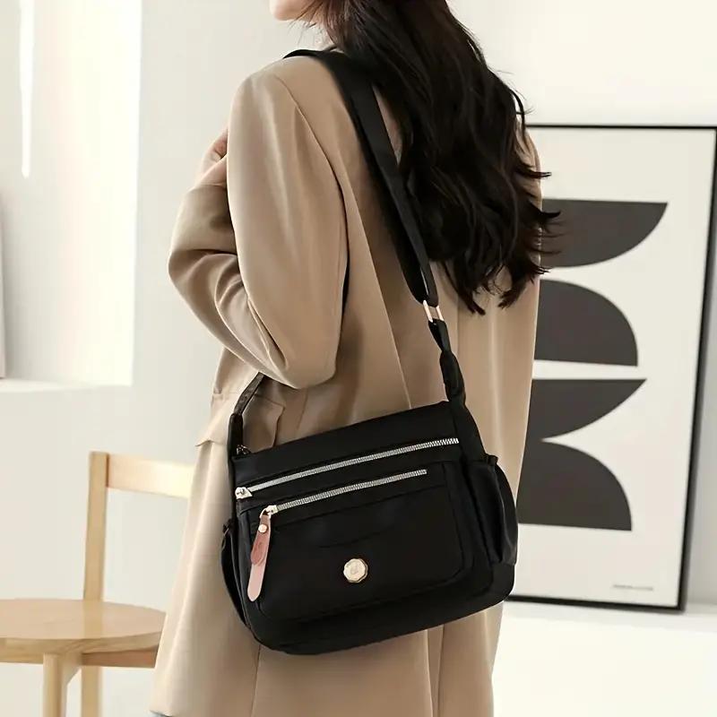 Crossbody Bags For Women Multi-Pockets Shoulder Bag Purses Waterproof Travel.
