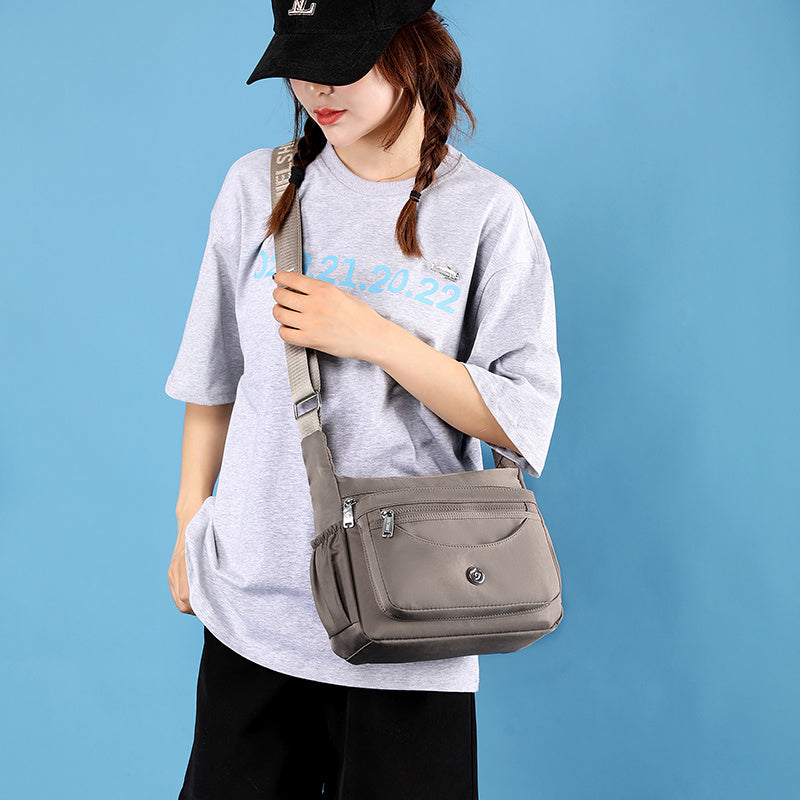 Women's New Shoulder Bag Fairy Student Underarm Bag Women's Pleated Handbag.