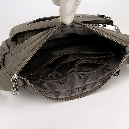 Women's New Shoulder Bag Fairy Student Underarm Bag Women's Pleated Handbag.