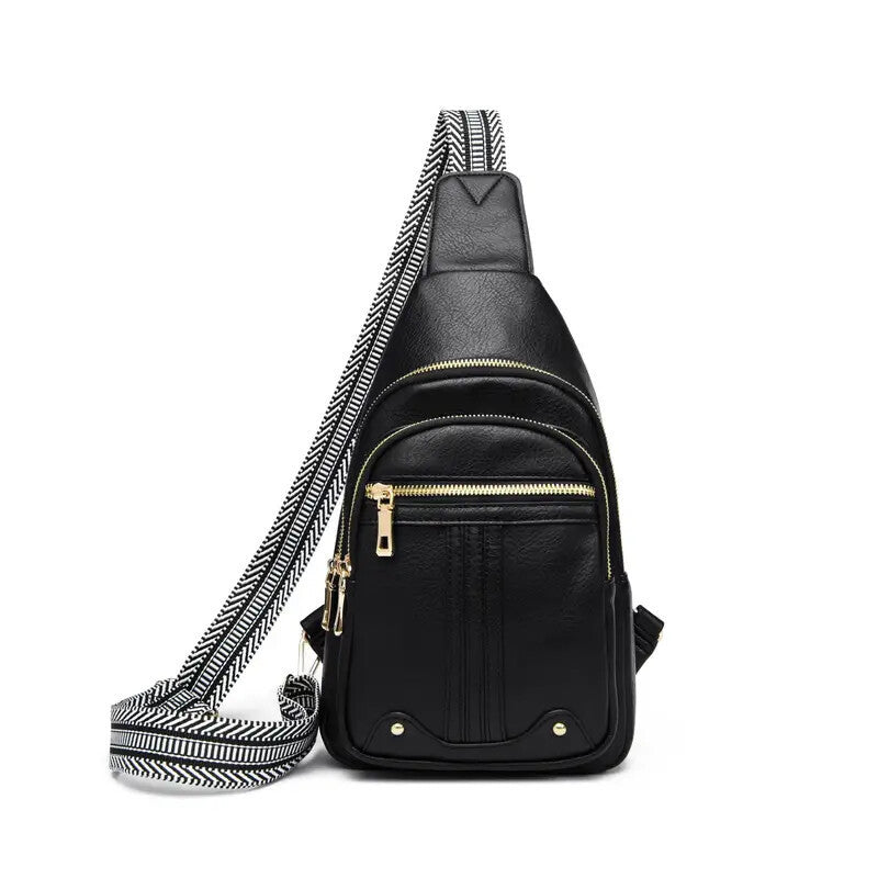 Sling Bag Crossbody Bags For Women, Fanny Packs For Women Chest Bag For Work Shopping Pack Crossbody Purse , Brown, Small, Sling Bag.
